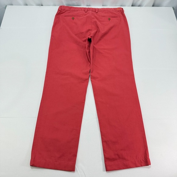 Tommy Bahama Chino Pants‎ Mens 36x30 Red Pima Cotton Straight Leg Twill Slacks - Picture 2 of 10